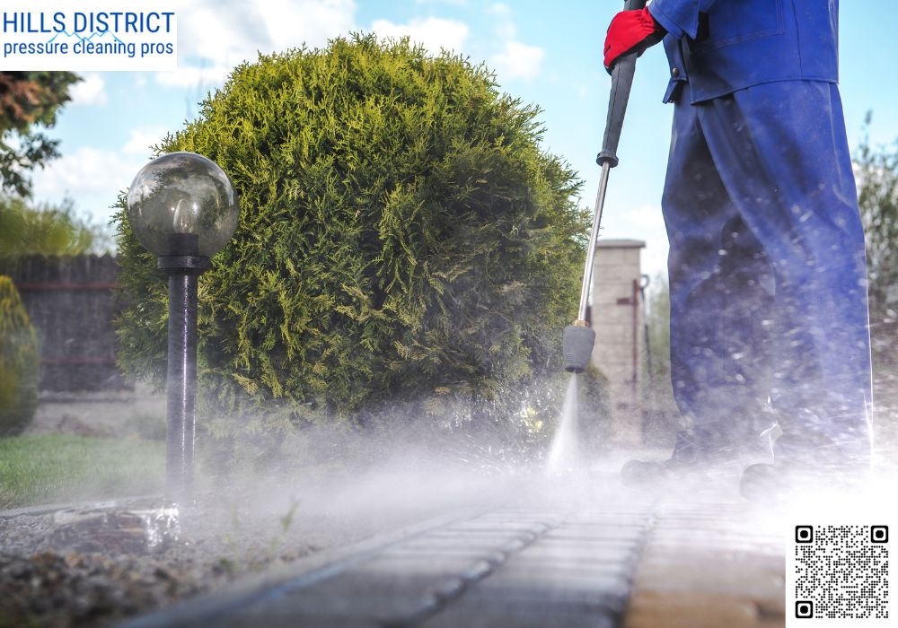 What types of surfaces can Hills District Pressure Cleaning Pros clean?